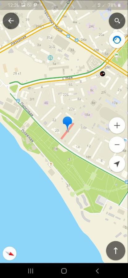 Двухкомнатная квартира 300м от моря ул Парковая отчетные док Чорноморськ Екстер'єр фото